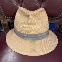 Borsalino ベージュ ストローハット59cm - メルカリ
