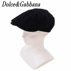 新品 ドルチェ&ガッパーナ ハンチング DOLCE&GABBANA ドルチェ＆ガッバーナ ドルガバ ハンチング/ブラック