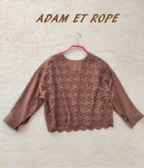 ADAM ET ROPE アダムエロペ レースブラウス F