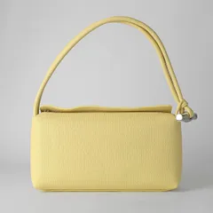 新品 ロンシャン LONGCHAMP ハンドバッグ ル ロゾ M ショルダーバッグ イエローチック