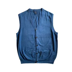 【専用】【新品未使用】ブルックスブラザーズ　コットンベスト　ネイビー　L BROOKS BROTHERS｜ブルックス ブラザーズ（メンズ）のベスト