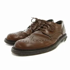 トッズ TOD'S ビジネスシューズ 革靴 レザー ウイングチップ メダリオン 7 26.0cm 茶 ブラウン /FT IBO62のサムネイル