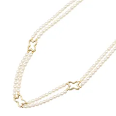 ミキモト MIKIMOTO ネックレス ペルリータ ベビーパールネックレス 首回り40cm K18（イエローゴールド） ペルリ‐タ ベビーパールネックレス レディース Used Aのサムネイル