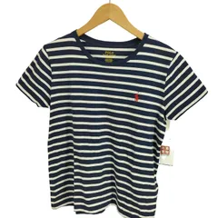 ポロラルフローレン POLO RALPH LAUREN ポニー刺繍 ボーダーカットソー レディース  M