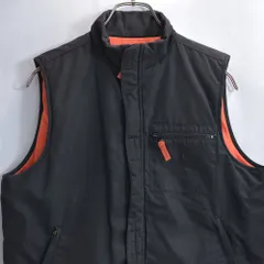 90s RALPH LAUREN ラルフローレン ロゴ刺繍 ナイロン パデッドベスト ブラック プレイヤーロゴ ヴィンテージ 中綿入 ポロ ゴルフ ビンテージ 古着 レディースS相当のサムネイル