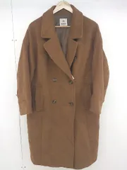 ■ nano&co ナノアンドコー nano universe 長袖 チェスター コート サイズ38 キャメル レディース  【中古】 【1204150005994】