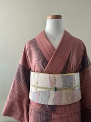 夏のお着物】小千谷縮 長着 トールサイズ - メルカリ
