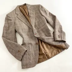 85h28 【イタリア製】　BALENCIAGA バレンシアガ ヴィンテージ テーラードジャケット ブレザー チャック 4AB ブラウン系 メンズ 紳士のサムネイル
