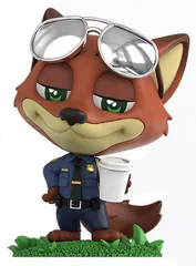 【中古】フィギュア ニック・ワイルド(警察官) 「ズートピア」 Cosbi ディズニー・コレクション#021