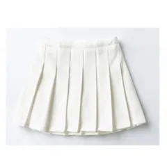 ☆ ホワイト ☆ 130cm ☆ ミニプリーツスカート pmyminiskirt04 プリーツスカート ミニ 女の子 プリーツ スカート ミニスカート ミニ丈スカート 子供服 スクール ミニ丈 シンプル 女児 子供 こども 子ども キッズ ゆったり かわいい