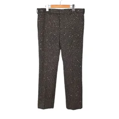サンローラン パリ SAINT LAURENT PARIS スパンコール ロングパンツ スラックス ラメ 50 黒 ブラック 500477 Y090Tのサムネイル