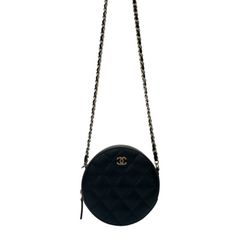 【CHANEL】シャネル マトラッセ AP0245 ショルダーバッグ レディース ラウンド チェーン 黒 キャビアスキン 29番