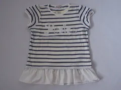 ポンポネットジュニア pom ponette junior アウトレット 子供服 女の子 160cm 半袖 カットソー タンクトップ 2点 白 紺 ボーダー 黄色 春 夏 ★4 トップス セットアップ ガールズ 女児 キッズ ジュニア 【中古】 ユーズド