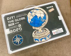 つくるんです　地球儀3Dウッドパズル　未開封品