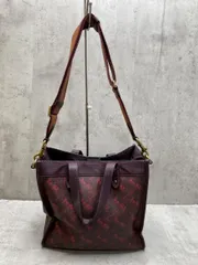 COACH ボルドー ハンドバッグ 本革 コーチ COACH ショルダーバッグ ハンドバッグ 赤 レッド