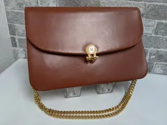 レア☆オールドディオール 2WAY レザー チェーン ショルダーバッグ OLD Dior レトロ ビンテージ