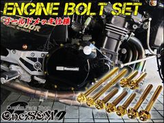 GPZ750R GPZ900R  ステンレス製 フランジボルト エンジンボルト