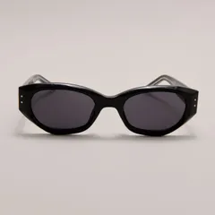 レトログレース　ブラック / スモーク　UVカットサングラス　RETRO GRACE-62436 Black / Smoke THE HUMBLE OPTICAL（ザハンブルオプティカル）ジェントルモンスタースタイルのサムネイル