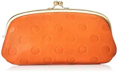 オレンジ [ズッケロ フィラート] 55315 水玉親子がま口長財布 Klara クラーラ オレンジ