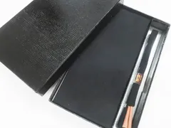 【一輝堂】リサイクル着物 和装小物 帯締め帯揚げセット 喪服用 平組 泥染 地 紋入り 箱入 帯締 帯揚 25w08-10407