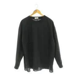 ザ リラクス THE RERACS RERACS SIDE ZIP PULLOVER SHIRTトップ カットソー 長袖 46 紺 /HK ■OSのサムネイル