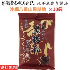井関食品 沖縄八重山黒糖飴 100g×10袋