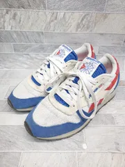 ◇ Reebok リーボック スニーカー シューズ サイズ24.5cm ホワイト ブルー レッド レディース メンズ P  【1406240004065】