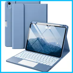 M2 11インチ タッチパッド付き M3-2024 日本語JIS配列 7色バックライト カラーキーボード 2025 防汚素材 脱着式 ケース セミシリコン製 450mah大容量バッテリー Apple キーボード Pencilホルダー付き Type-C充電 Ai