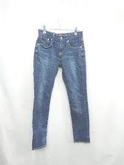 ◇ Θ RED CARD レッドカード ストレートジーンズ サイズ22 インディゴブルー レディース E  【1502180002519】