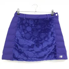 ニューバランス 中綿スカート パープル 異素材切替  レディース 2(L) ゴルフウェア New Balance