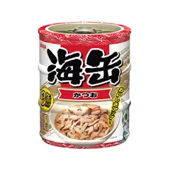 【新品・14営業日以内発送】アイシア UM3-1 海缶ミニ3P かつお 180g 60g×3缶 UM31【沖縄離島販売不可】のサムネイル