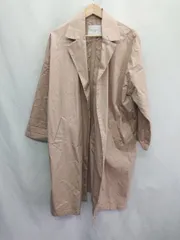 ■ ⊇ ◎ URBAN RESEARCH DOORS 長袖 コート サイズ1 ピンクベージュ レディース E  【1410100052042】