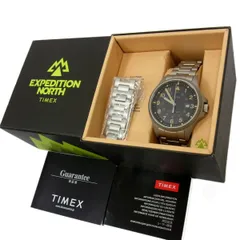 美品◇TIMEX Expedition North TW2V41600 タイメックス エクスペディション ノース フィールド  ソーラー腕時計 取説 あまりコマ6 ケース付のサムネイル
