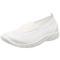 [シュンソク] 上履き バレー 日本製 14~26cm 0.5cm有 1.5E キッズ 男の子 女の子 SSK 1020 ホワイト 21.0 cm 0