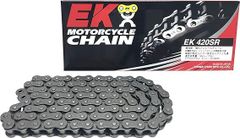 【在庫処分】EK(イーケー) 強化ノンシールチェーン 420SR スチール 94L 【クリップジョイント】