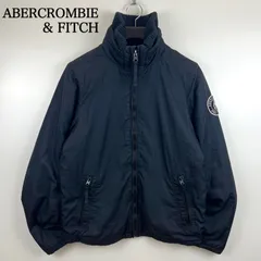 ABERCROMBIE & FITCH 2010 big rib puffy jacket M アバクロンビー&フィッチ アバクロ 短丈 中綿ジャケット ナイロン y2k アーカイブ 平成