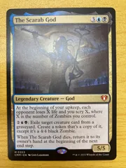スカラベの神 MPS マスターピース Foil MTG エッチングFOIL)スカラベの神/The Scarab God《日本語》【CMM】