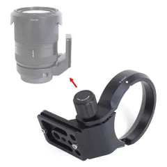 iShootCNC航空アルミニウムのレンズサポート襟、リング式三脚座、三脚マウントリングSonyFE24-240mmf/3.5-6.3OSS24-105mmf/4GOSS16-35mmf/2.8GM24-70mm