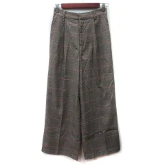 ローリーズファーム LOWRYS FARM ワイドパンツ グレンチェック M マルチカラー /YI ■MO