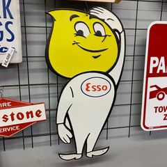 ESSO エッソ　ビンテージ看板 楽天市場】エッソ ESSO ブリキ看板 サインプレート サインボード