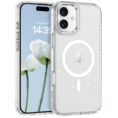 【人気商品】アイフォン16 ケース ワイヤレス充電可能 ケース アイフォン クリア 16 対応 16 携帯ケース マグネット搭載 透明 全面保護 ラメ カメラ保護 キラキラ 指紋防止 TPUケース 耐衝撃 黄変防止 MagSafe対応 おしゃれ 軽量 iPho