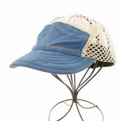 パタゴニア Patagonia メッシュキャップ ロゴプリント アウトドア 帽子 青 ブルー /MMのサムネイル