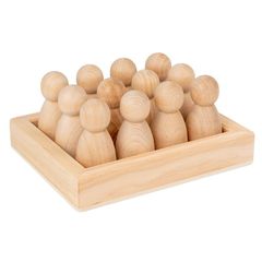 グリムス 互換 小人 フレンズ 木箱  プレゼント レインボー　木製