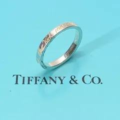 14.5号 3mm  ノーツリング ナロー 925シルバー TIFFANY &Co. ティファニー