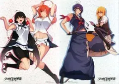 【中古】ポスター(アニメ) 真早氏描き下ろしA3サイズクリアポスター2枚組 「PS Vitaソフト クロガネ回姫譚-閃夜一夜-」 予約特典