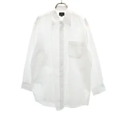 LANVIN LA COLLECTION ランバンコレクション 日本製 長袖 シャツ 41-80 ホワイト系 メンズ 古着