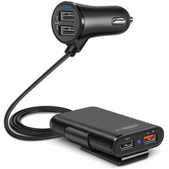 車載急速充電器 4ポート 8A スマホ シガーソケット USB