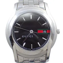 不動品 GUCCI 5500M メンズ時計 ブラック文字盤 箱　付属品　付き 楽天市場】【ウォッチ】GUCCI グッチ ブラック文字盤 デイト