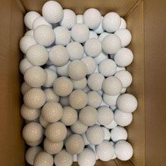 【ノーブランド品】無地 練習用 ゴルフボール 100ヶセット