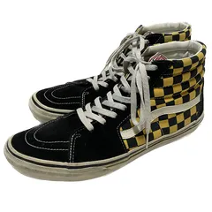 バンズ90s〜 スケートハイ　スケハイ27.5 ヴィンテージ　VANS 楽天市場】USA製 90s VANS SK8-HI CHECKERBOARD 黒ピンク US9.5